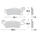 SBS 911SI Sinter Off Road Motorcycle Brake Pad