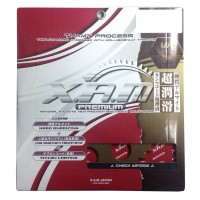 XAM A4406X 520 Hard Anodized Motorcycle Rear Sprocket for Honda, Yamaha, Suzuki, Kawasaki 1972-2020