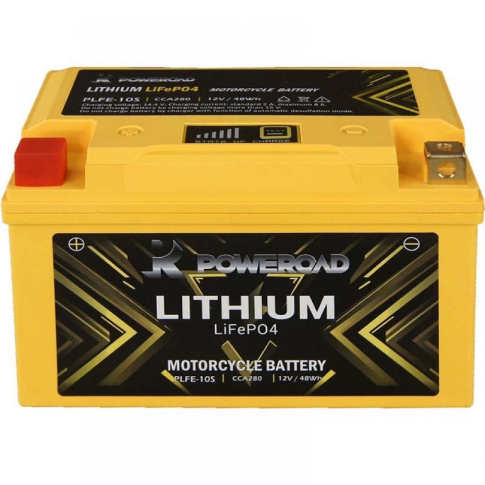 Poweroad YPLFE-5S Lithium Motorcycle Battery