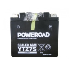 Poweroad YTZ7S Maintenance Free Sealed Motorcycle Battery