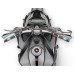 Rizoma AZ402B Motorcycle Handlebar Riser Kit for Aprilia,BMW,Ducati,Honda,Kawasaki,KTM,Moto-Guzzi,MV-Agusta,Suzuki,Triumph,Yamaha 1999-2025