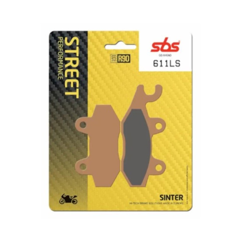 SBS 611LS Motorcycle Brake Pad for Aprilia,Cagiva,Honda,Horex,Hyosung,Kawasaki,Suzuki,Triumph,Yamaha 1989-2025