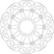 SBS 6250A Motorcycle Brake Disc for Kawasaki 2006-2022