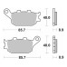 SBS 657LS Motorcycle Brake Pad for Honda,Kawasaki,Suzuki,Voge,Yamaha 1991-2025