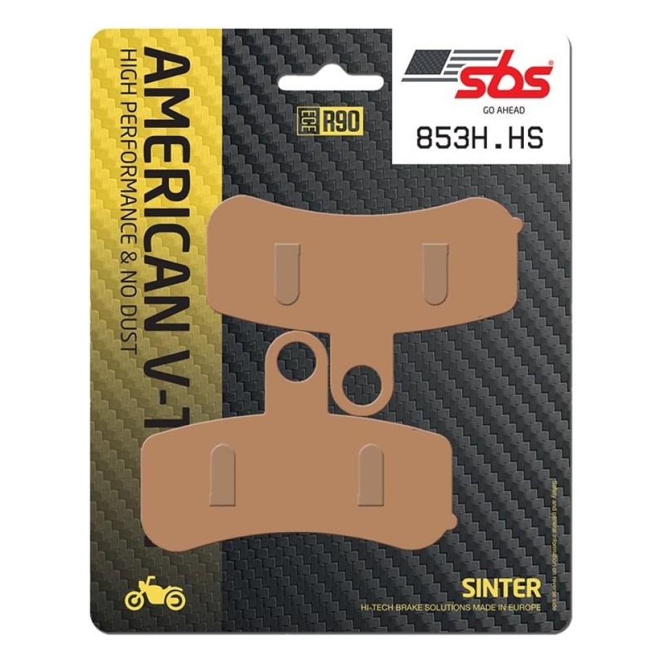 SBS 853H.HS Motorcycle Brake Pad for Harley Davidson 2008-2017