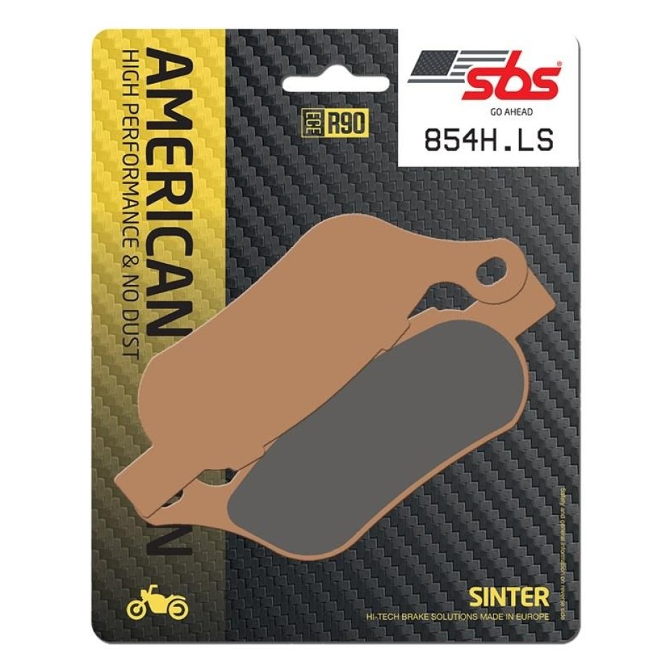 SBS 854H.LS Motorcycle Brake Pad for Harley Davidson 2008-2017