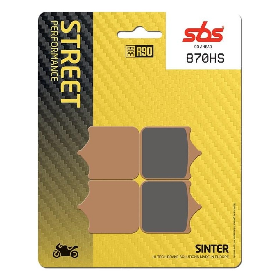 SBS 870HS Motorcycle Brake Pad for BMW 2009-2019