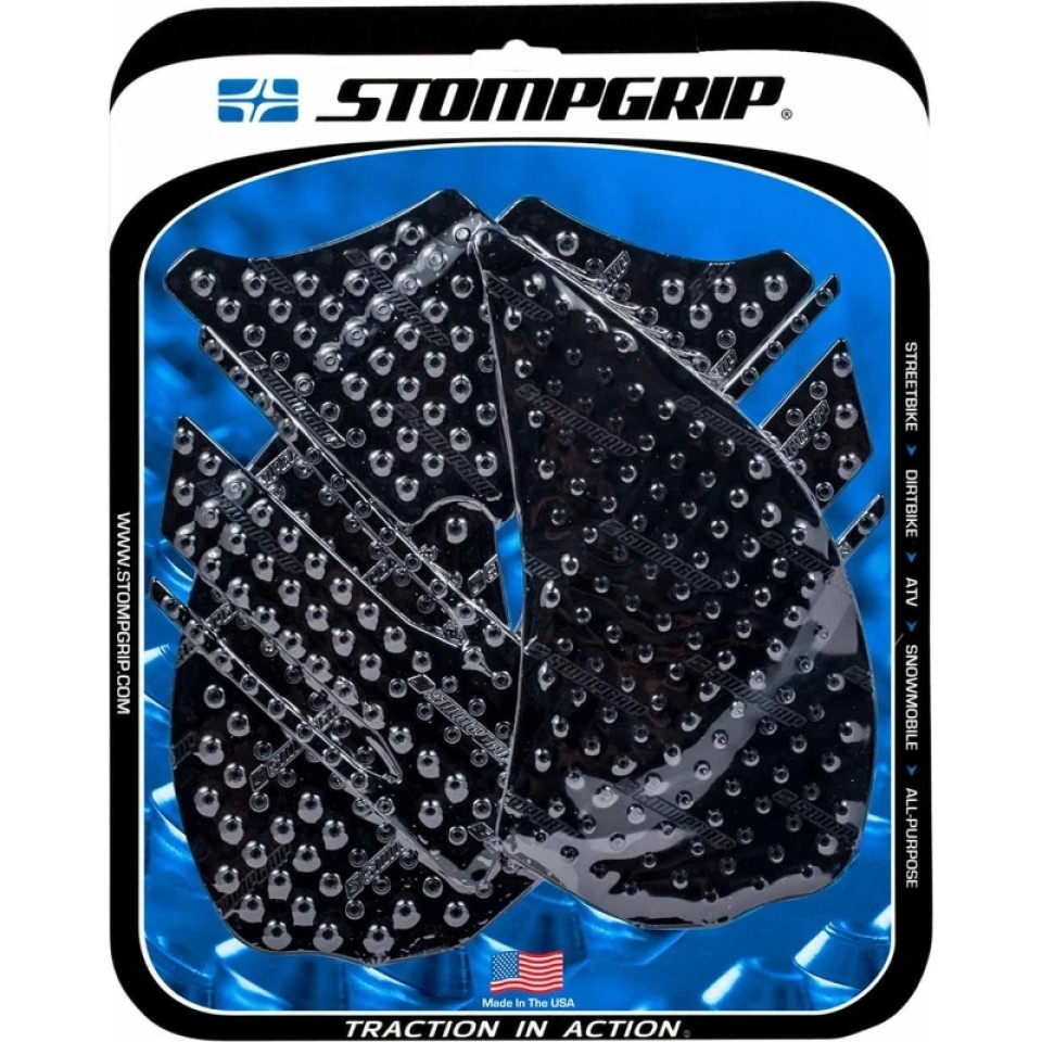 Stompgrip 55-100042B Motorcycle Traction Pads for Kawasaki 2012-2018