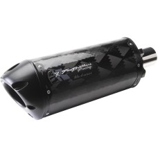 Two Brothers Racing 005-3050407V-B Black Series M-2 Carbon Fiber Canister Motorcycle Slip-On for Yamaha 2011