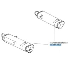 Yoshimura 162-38R-7500 Motorcycle Silencer Band