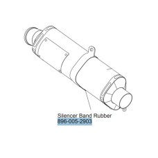 Yoshimura 896-005-2903 Motorcycle Silencer Band Spacer Rubber