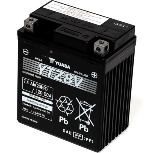 Yuasa YTZ8V Motorcycle Battery for Kawasaki,Honda,KTM,Piaggio,Suzuki,Yamaha 1988-2023